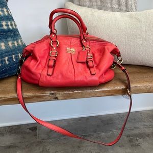 Coral Coach Bag